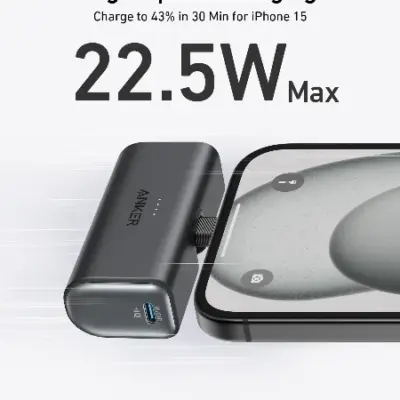 Anker Nano Power Bank 22.5W Built in Connector en ARTIKULOS Foto 2