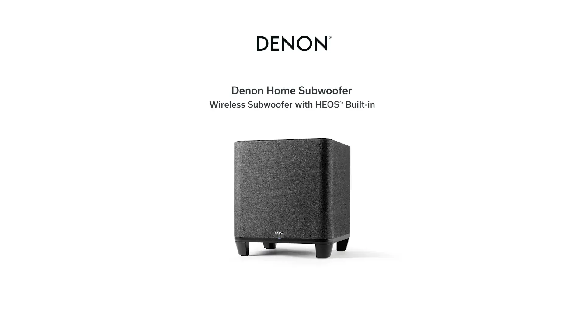 DENON Home Subwoofer en ARTIKULOS Portada 1