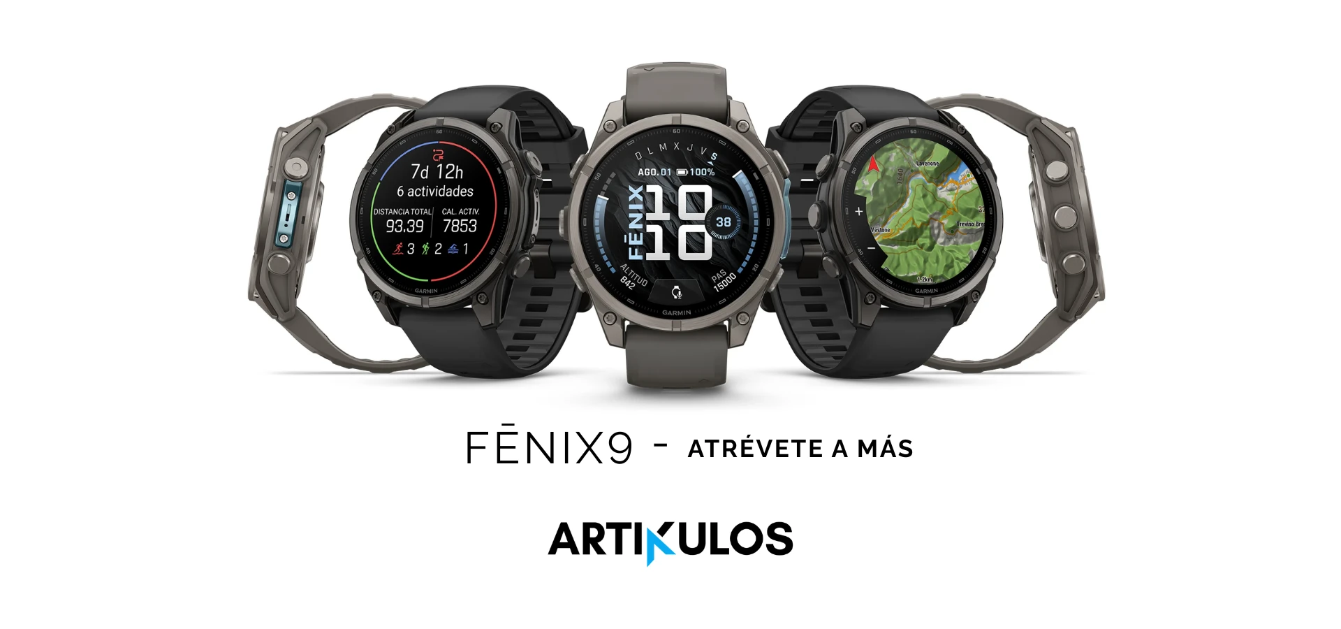 Garmin Fenix 9 47 mm AMOLED Gris Sombra en ARTIKULOS.CO