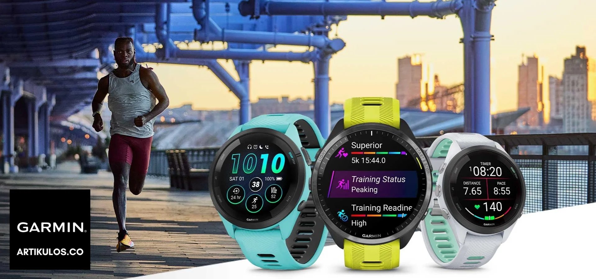 Relojes GARMIN para running - Disponibles en ARTIKULOS.CO