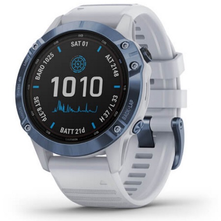 Garmin Fenix 6 Pro Solar Azul Mineral Titanium En Artikulos.co