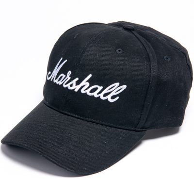Gorra Marshall Clásica con logo blanco en artikulos.co Foto 2