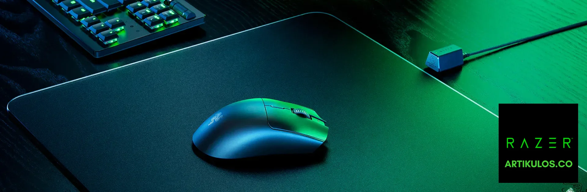 RAZER disponible en ARTIKULOS.CO. Tecnología gamer con estilo y rendimiento.