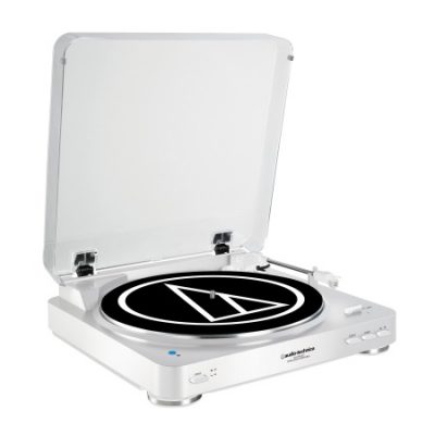 Tocadiscos Audio-Technica AT-LP60WH-BT Foto 1 en www.artikulos.co