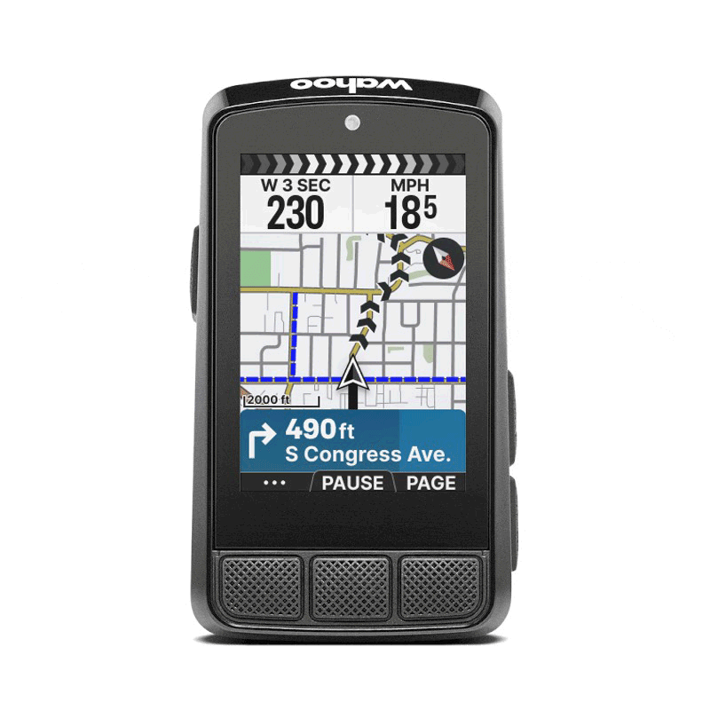 Wahoo ELEMNT BOLT 3 GPS Bike Computer en ARTIKULOS Animacion 1