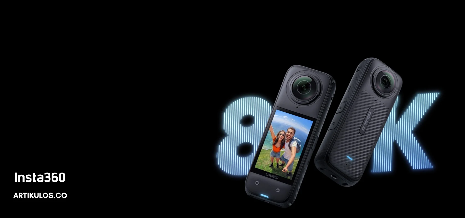 Insta360 8K: graba tu mundo en ultra alta definición. Disponible en ARTIKULOS.CO